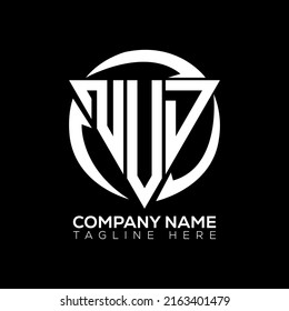 NVD initial modern logo design vector icon template