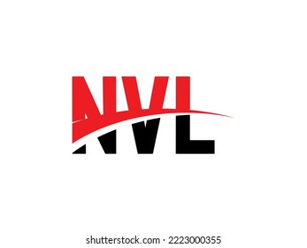 NVL Letter Initial Logo Design Vector Illustration
