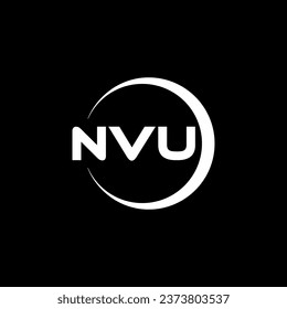 NVU Letter Logo Design, Inspiration for a Unique Identity. Modern Elegance and Creative Design. Watermark Your Success with the Striking this Logo.