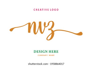 NVZ lettering logo is simple, easy to understand and authoritative