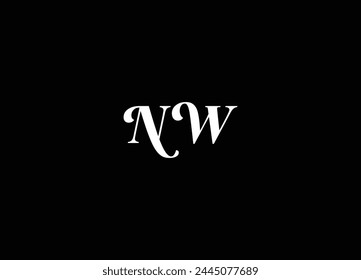 Nuevo logotipo único moderno creativo y logotipo inicial
