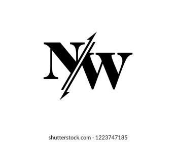NW initials logo sliced