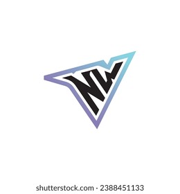 Coole Logokombination mit NW-Buchstaben oder Logo für Spiele als inspirierendes Design
