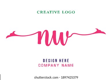 NW lettering logo is simple, easy to understand and authoritative