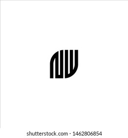 NW N W Initial logo template