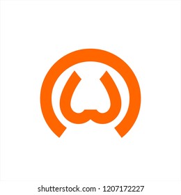 nw, wn, cw, wc initials company logo 
