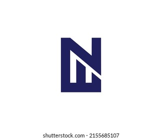 NW WN logo design vector template