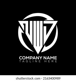 NWD initial modern logo design vector icon template