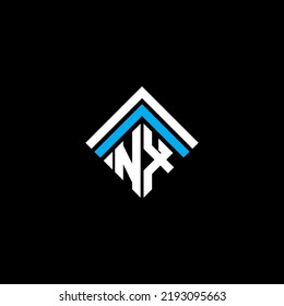 NX letter logo creative design with vector graphic, NX simple and modern logo.