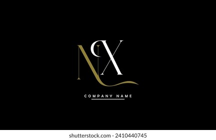 NX, XN Alphabets Letters Logo Monogram