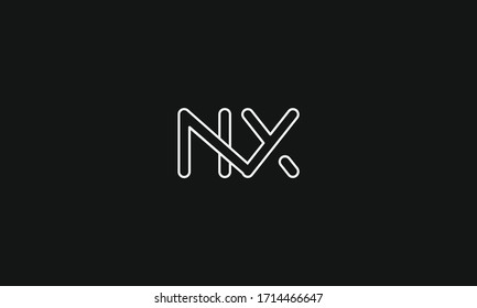 NX or XN letter logo. Unique attractive creative modern initial NX XN N X initial based letter icon logo