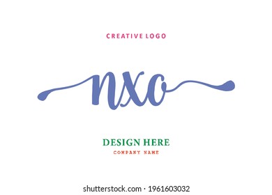 NXO lettering logo is simple, easy to understand and authoritative