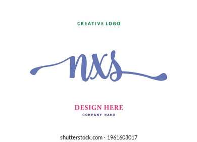 El logotipo de la inscripción de NXS es sencillo, fácil de entender y autoritario