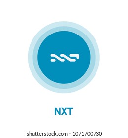 Nxt Cryptocurrency Coin Sign