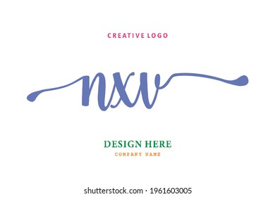 NXV lettering logo is simple, easy to understand and authoritative