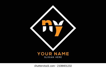 NY Alphabets Letters Logo Monogram