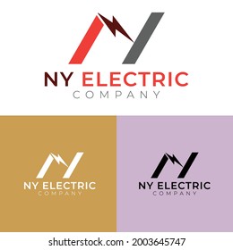 NY letter logo - ecommerce site logo