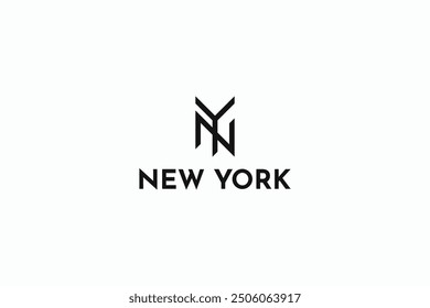 NY Letter Logo for New York Template Design Label Brand Identity
