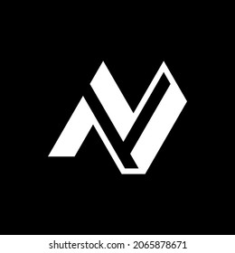 NY lettermark logo. the combination of the letters N and Y into a new, original and modern shape