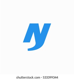 Ny Logo Design Stock Vector (Royalty Free) 533399344 | Shutterstock