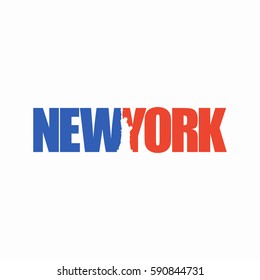 NY logo. New York logo. Vector logo.