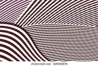NY New York City Stripes Pattern, Skyscraper Buildings Geometric Shapes, Abstract Curve Stripe