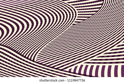 NY New York City Stripes Pattern, Skyscraper Buildings Geometric Shapes, Abstract Curve Stripe