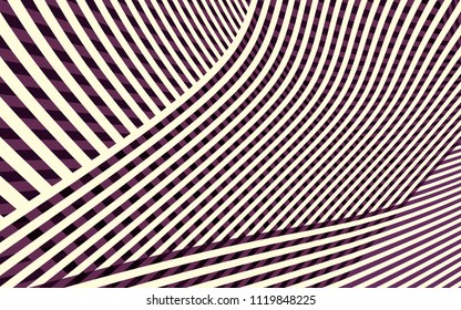 NY New York City Stripes Pattern, Skyscraper Buildings Geometric Shapes, Abstract Curve Stripe