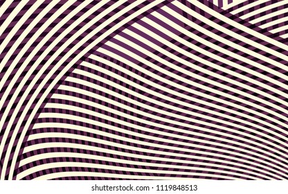 NY New York City Stripes Pattern, Skyscraper Buildings Geometric Shapes, Abstract Curve Stripe