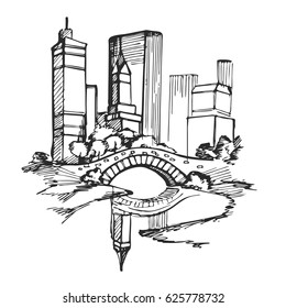 NY sketch illustrations