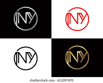 Ny text logo