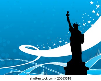 NY winter background