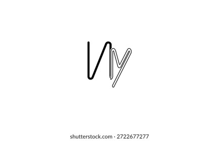 NY, YN ABSTRACT LETTER LOGO MONOGRAM