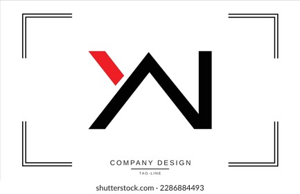 NY, YN, Abstract Letters Logo Monogram