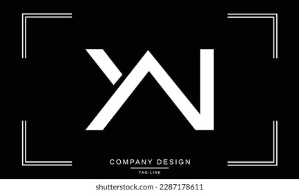 NY, YN, Abstract Letters Logo Monogram