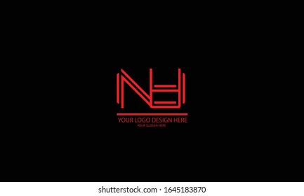 NY YN abstract vector logo monogram template