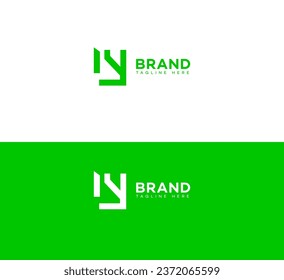 NY, YN letter branding logo