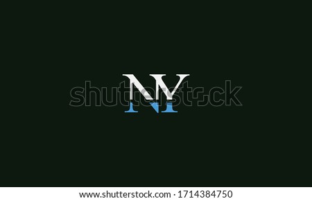 NY or YN letter logo. Unique attractive creative modern initial NY YN N Y initial based letter icon logo