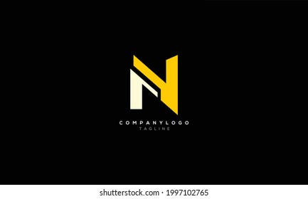 NY YN N Y Y Resumen diseño inicial del logotipo del alfabeto en monograma