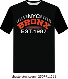 Nyc Bronx Est t-shirt design