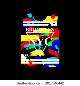 nyc brooklyn street style tshirt design