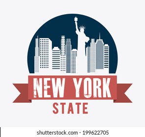 Nyc Design Over White Background Vector Stock Vector (Royalty Free ...