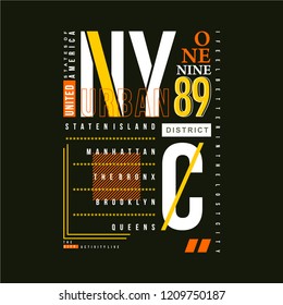 nyc graphic element design tees