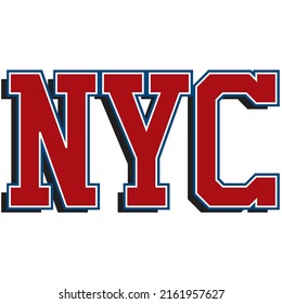 NYC Logo Vector Design you can easily use EPS vector source file for printing, web or any other purposes without losing the quality.