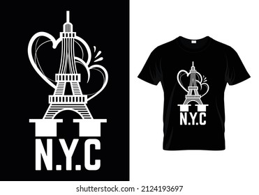 N.Y.C LOVER T-SHIRT DESIGN IN 2022