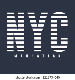 nyc manhattan new york brint for t-shirt