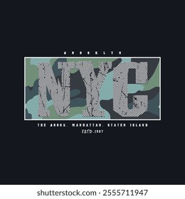 NYC New york city graphic t-shirt and apparel design