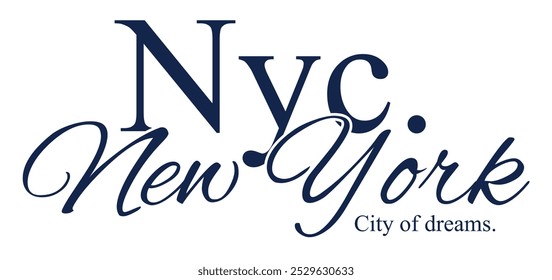 nyc nova york cidade slogan vetor texto impressão design logotipo ilustrador para t-shirt