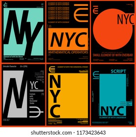 NYC / NEW YORK DISTRICT / Stock Vector Illustration: T-Shirt Design / Print Design