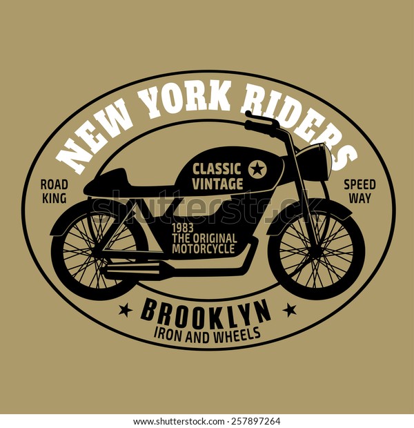 NYC new york rider , vectors, t-shirt  motorcycle\
graphics 